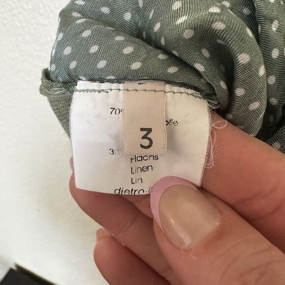 Very Gotha Italia Sleeveless Green Collared Shirt Sweater Mixed Size Small (3) - Picture 12 of 13